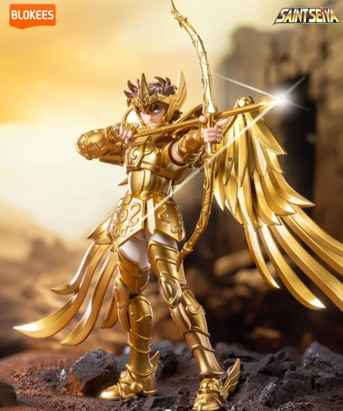 CABALLEROS DEL ZODIACO FIGURA SAGITARIUS AIOLOS CHAMPION CLASS SAINT SEIYA-7