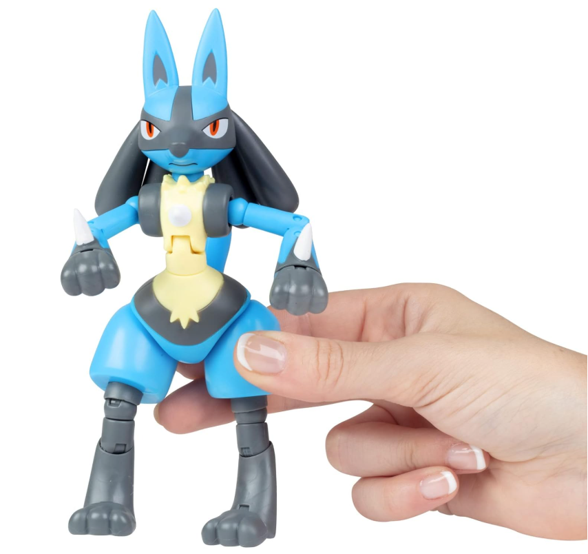 POKEMON FIGURA SELECT BATALLA LUCARIO ARTICULADO 16 CMS. -7