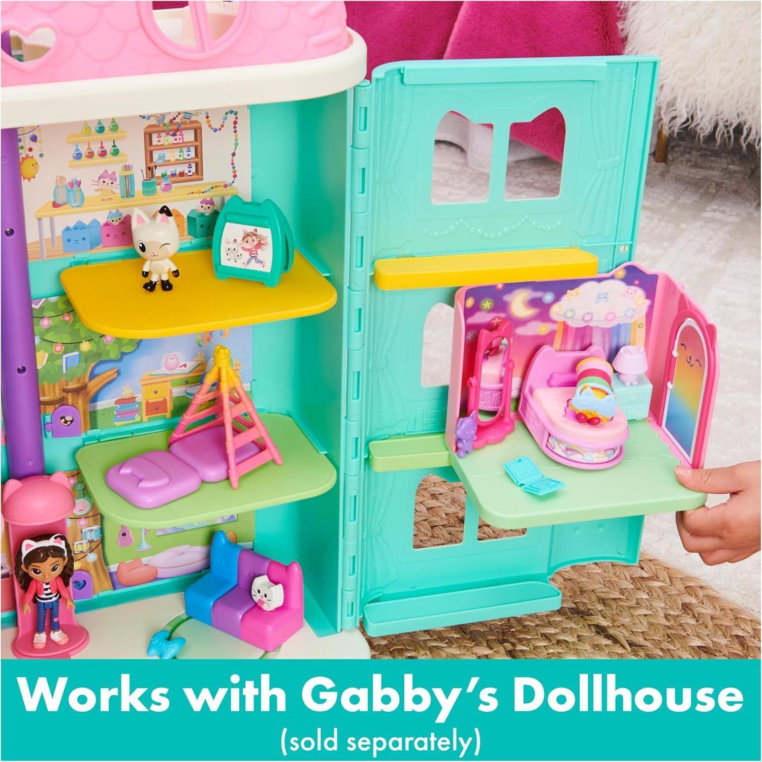 GABBY'S DOLLHOUSE SET DELUXE ROOM "PILOW CAT" SWEETS DREAMS BEDROOM-7