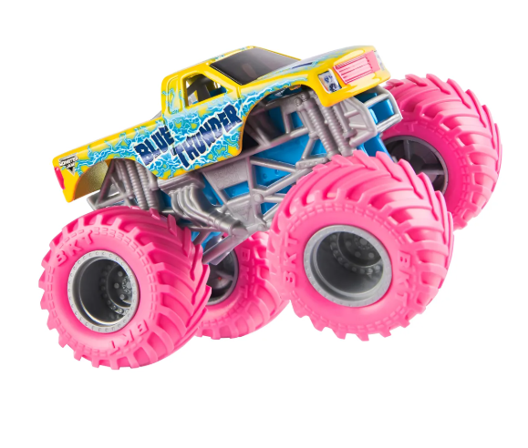 MONSTER JAM VEHICULO METALICO BLUE THUNDER  ESCALA 1:64 / SERIE 40-2