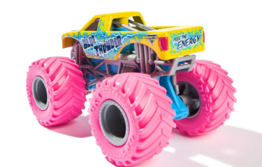 MONSTER JAM VEHICULO METALICO BLUE THUNDER  ESCALA 1:64 / SERIE 40-3