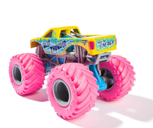 MONSTER JAM VEHICULO METALICO BLUE THUNDER  ESCALA 1:64 / SERIE 40-4