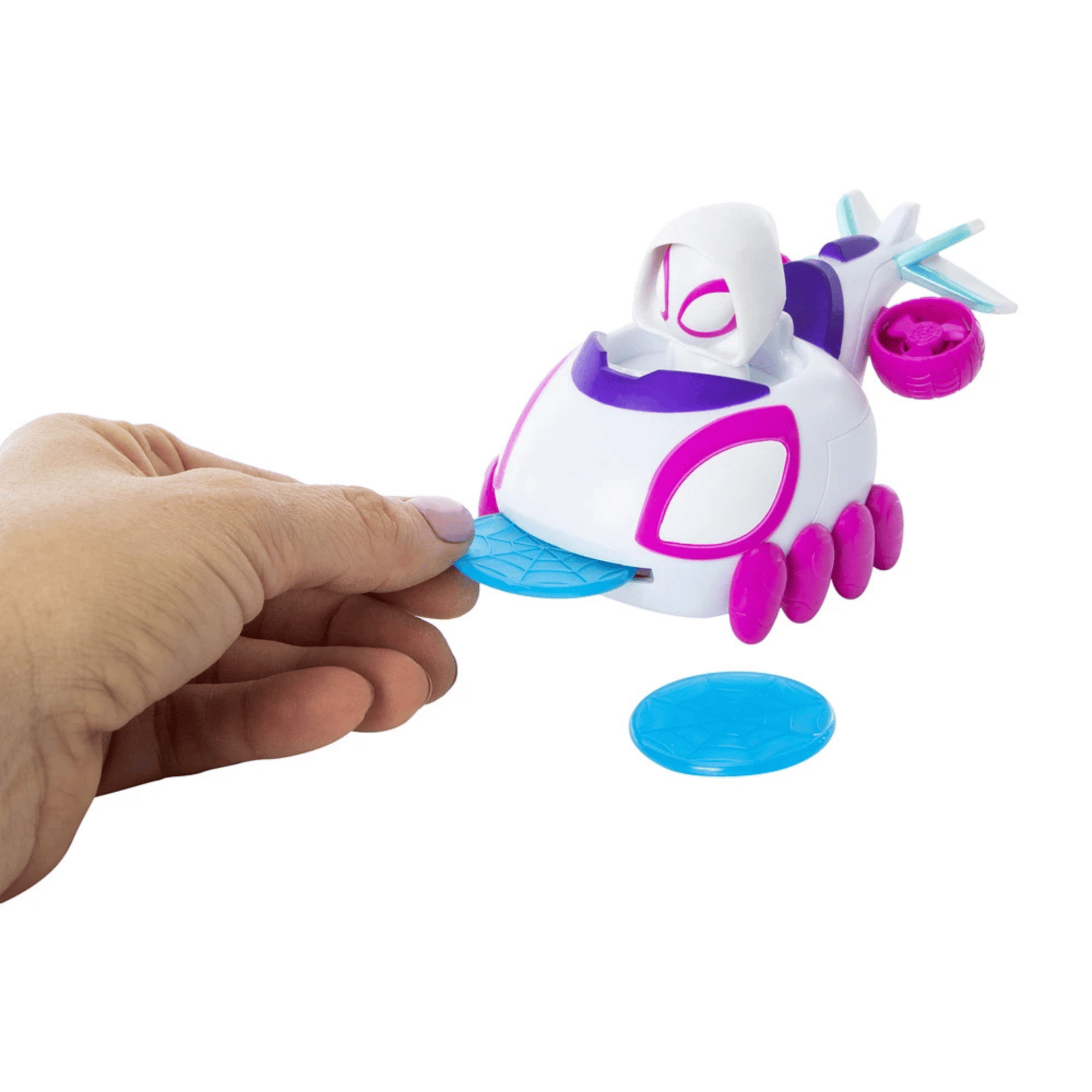 Spidey Vehículo Lanza Disco Ghost-Spider-2