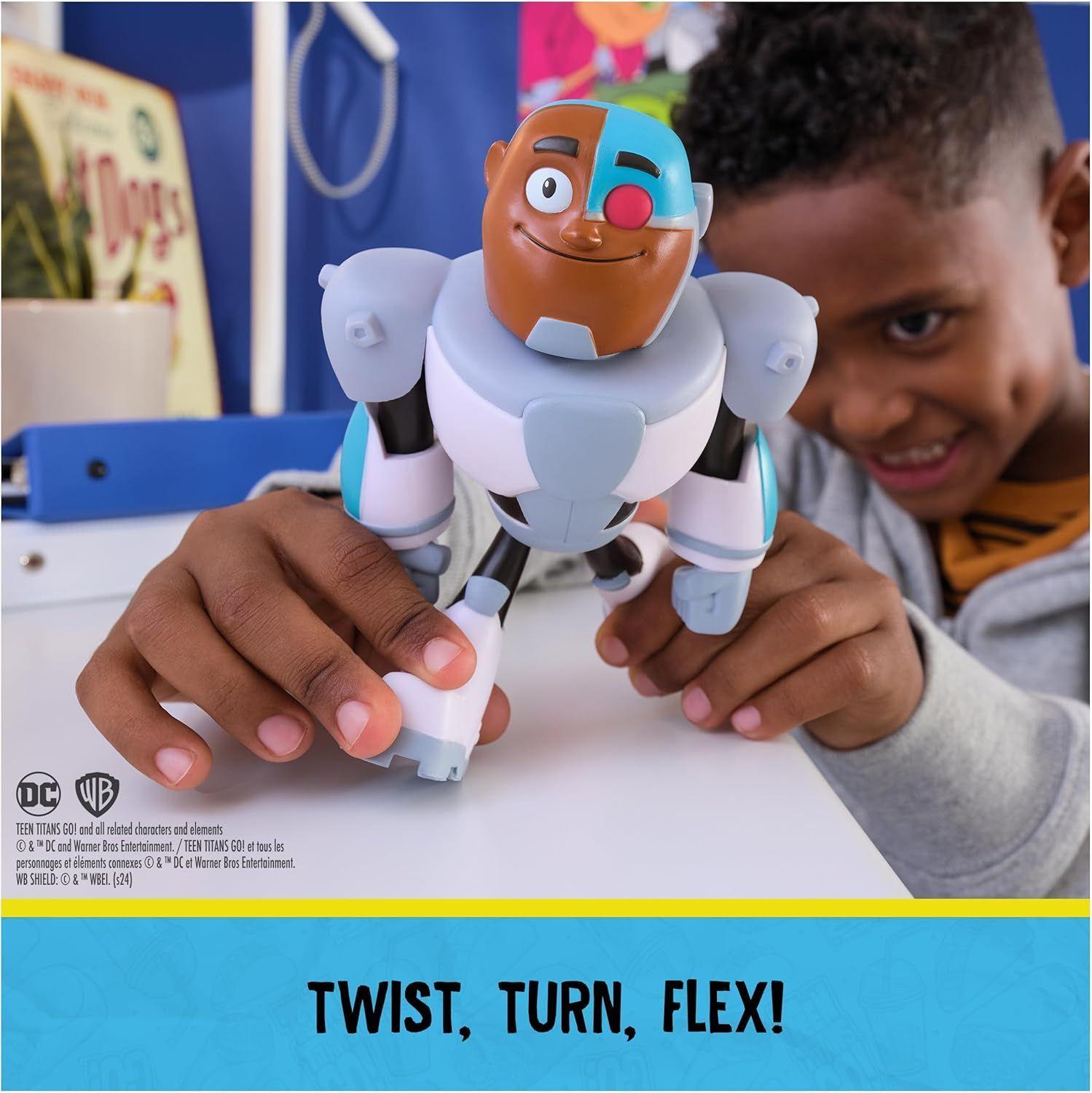 TEEN TITANS GO! FIGURA DE ACCION TWISTY TITANS CYBORG-5