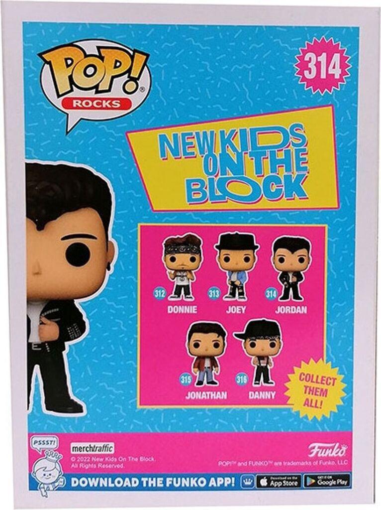 FUNKO POP!  POP ROCKS  JORDAN NEW KIDS ON THE BLOCK -314-4