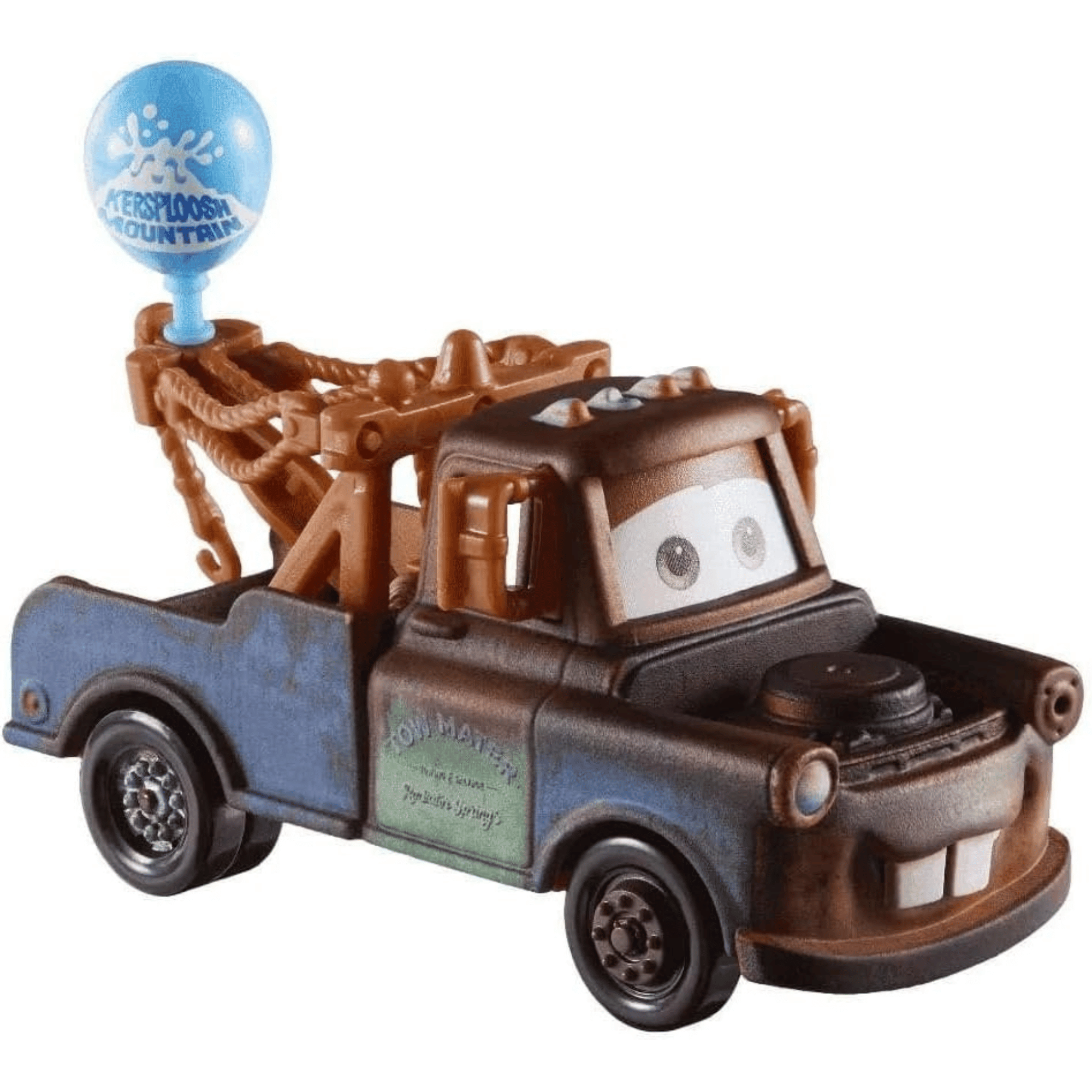 Cars Vehiculo Metalico Mate Con Globo-1