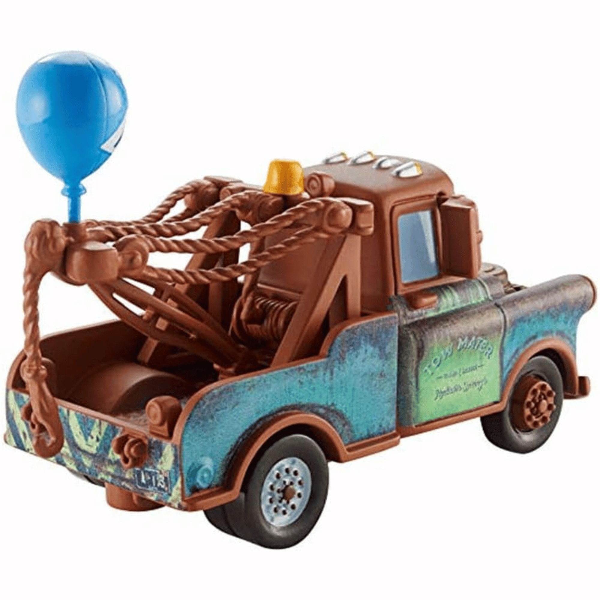 Cars Vehiculo Metalico Mate Con Globo-2