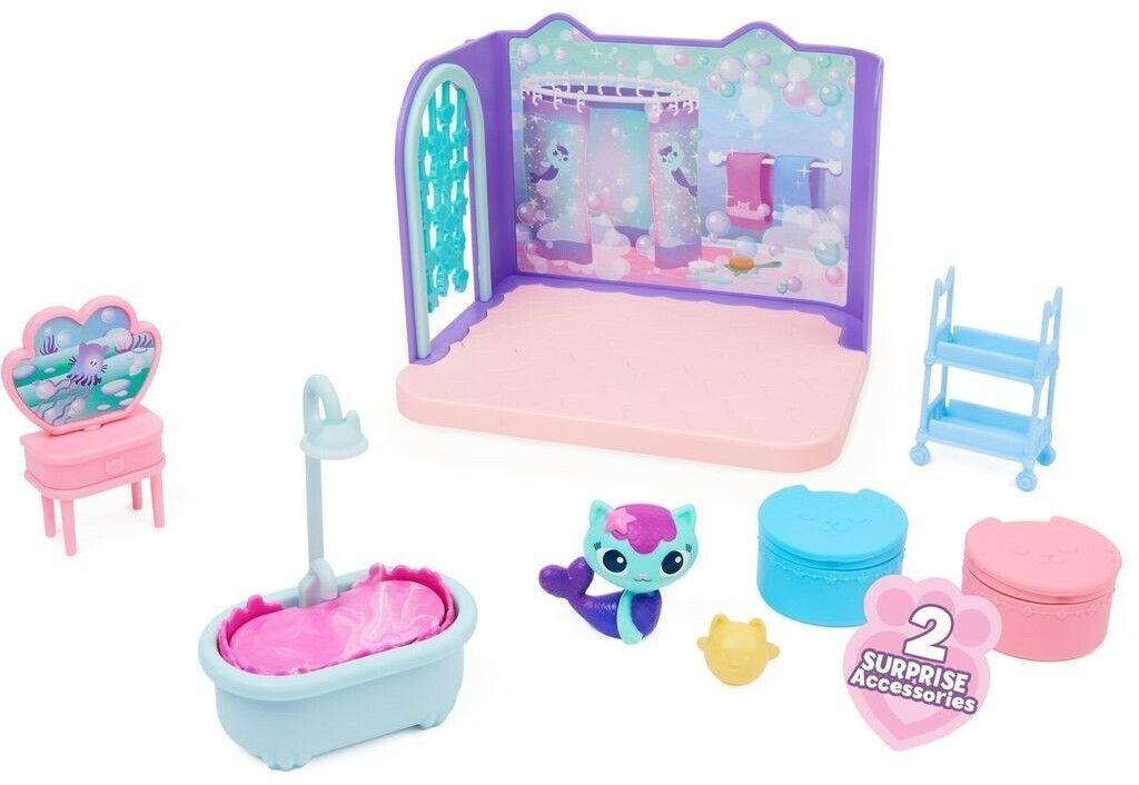 GABBY'S DOLLHOUSE SET  DE BAÑO CATNIP DELUXE ROOM SET-2
