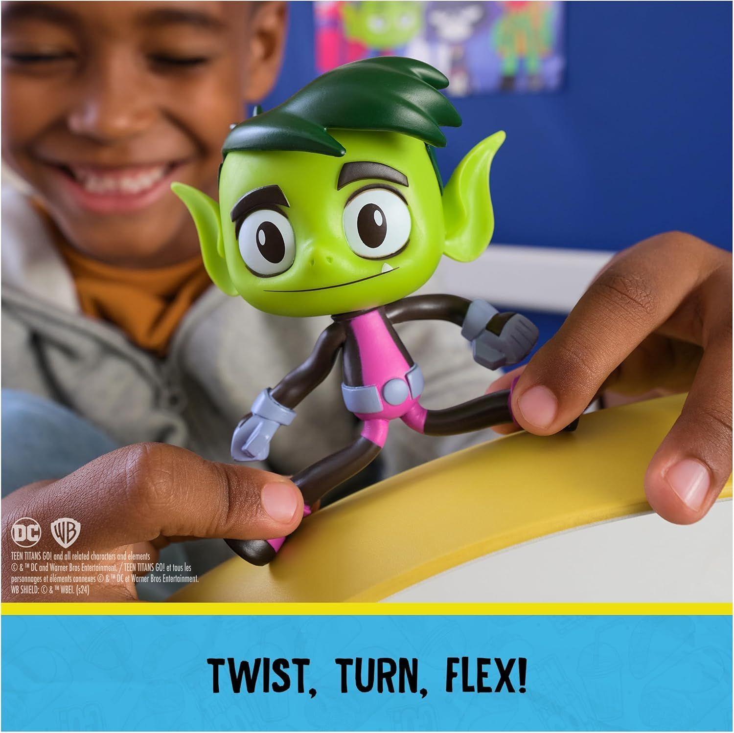 TEEN TITANS GO! FIGURA DE ACCION TWISTY TITANS CHICO BESTIA -5
