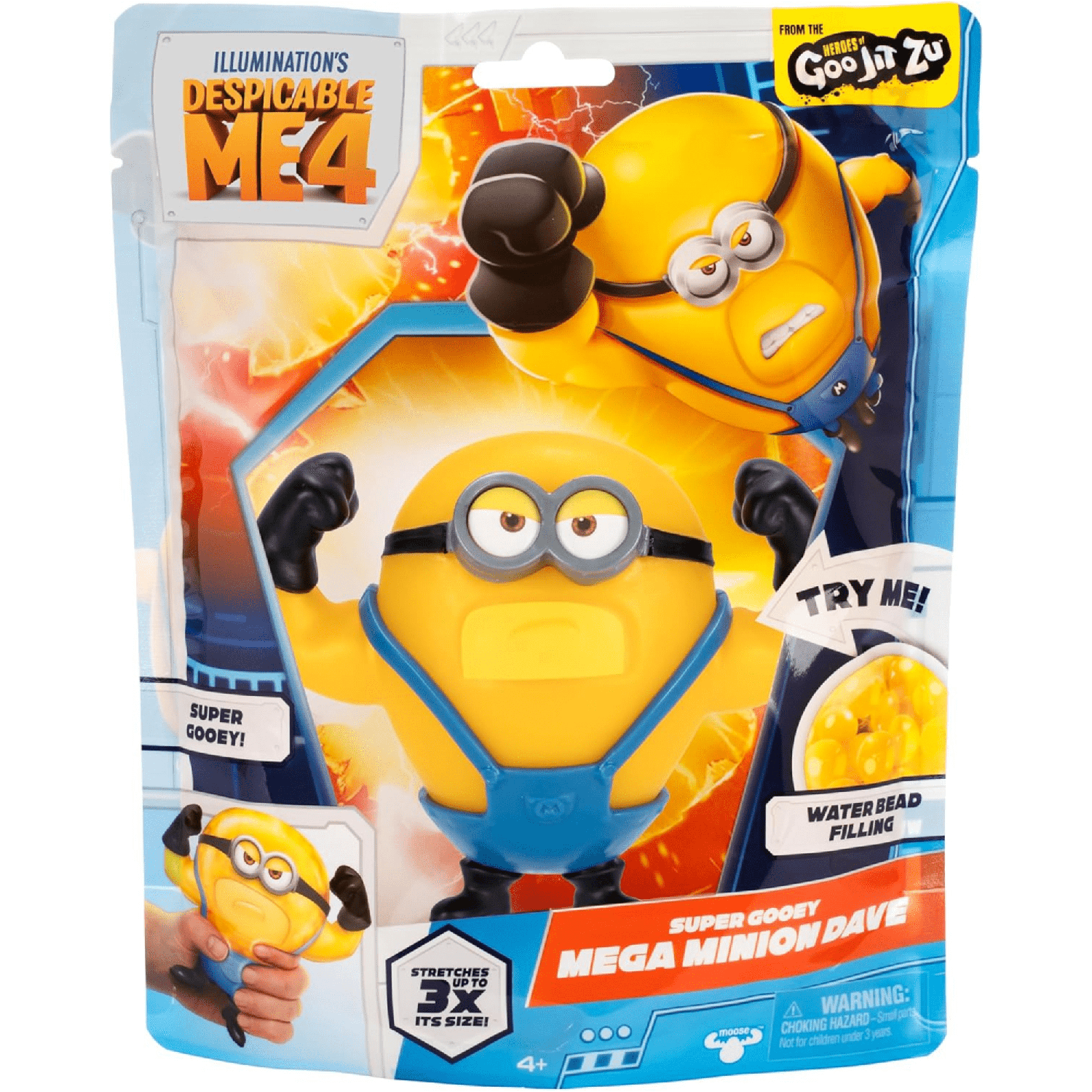 Mi Villano Favorito Figura Strech Mega Minion Dave-3