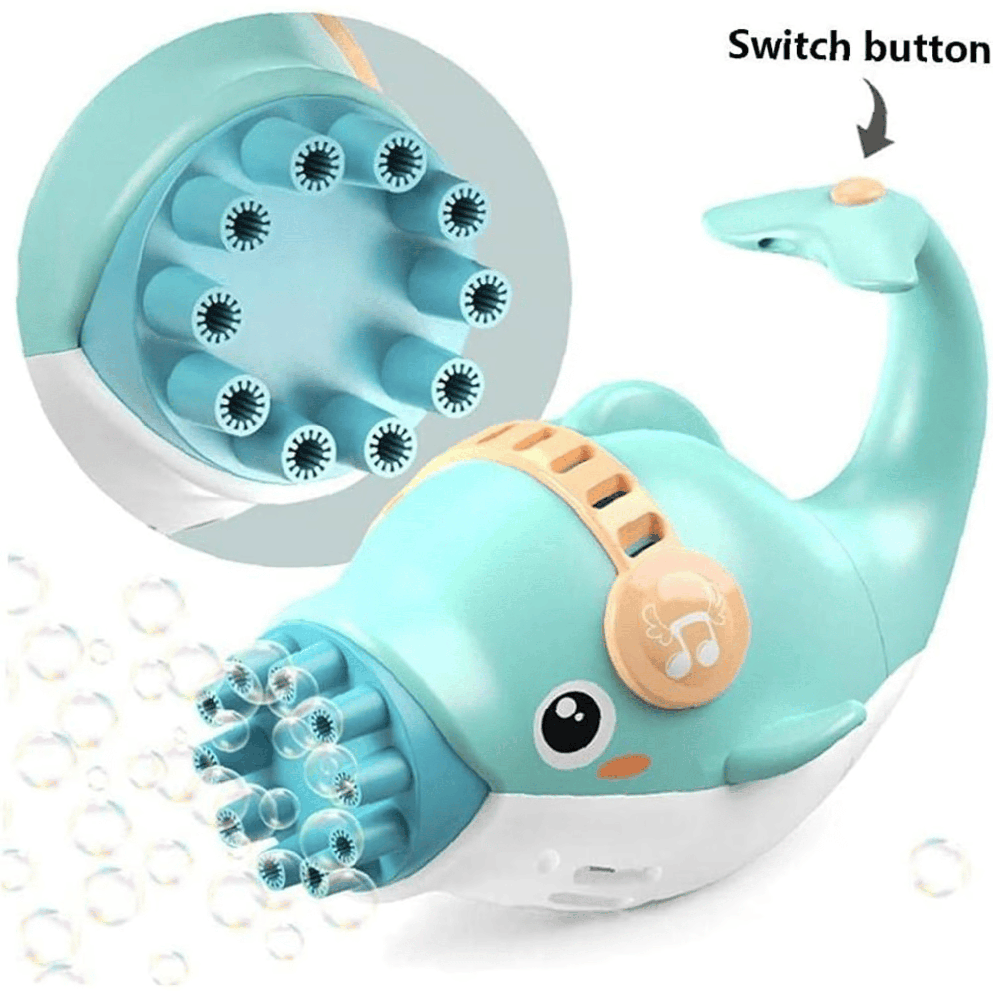 Maquina De Delfín Lanzador De Burbujas Automática-2
