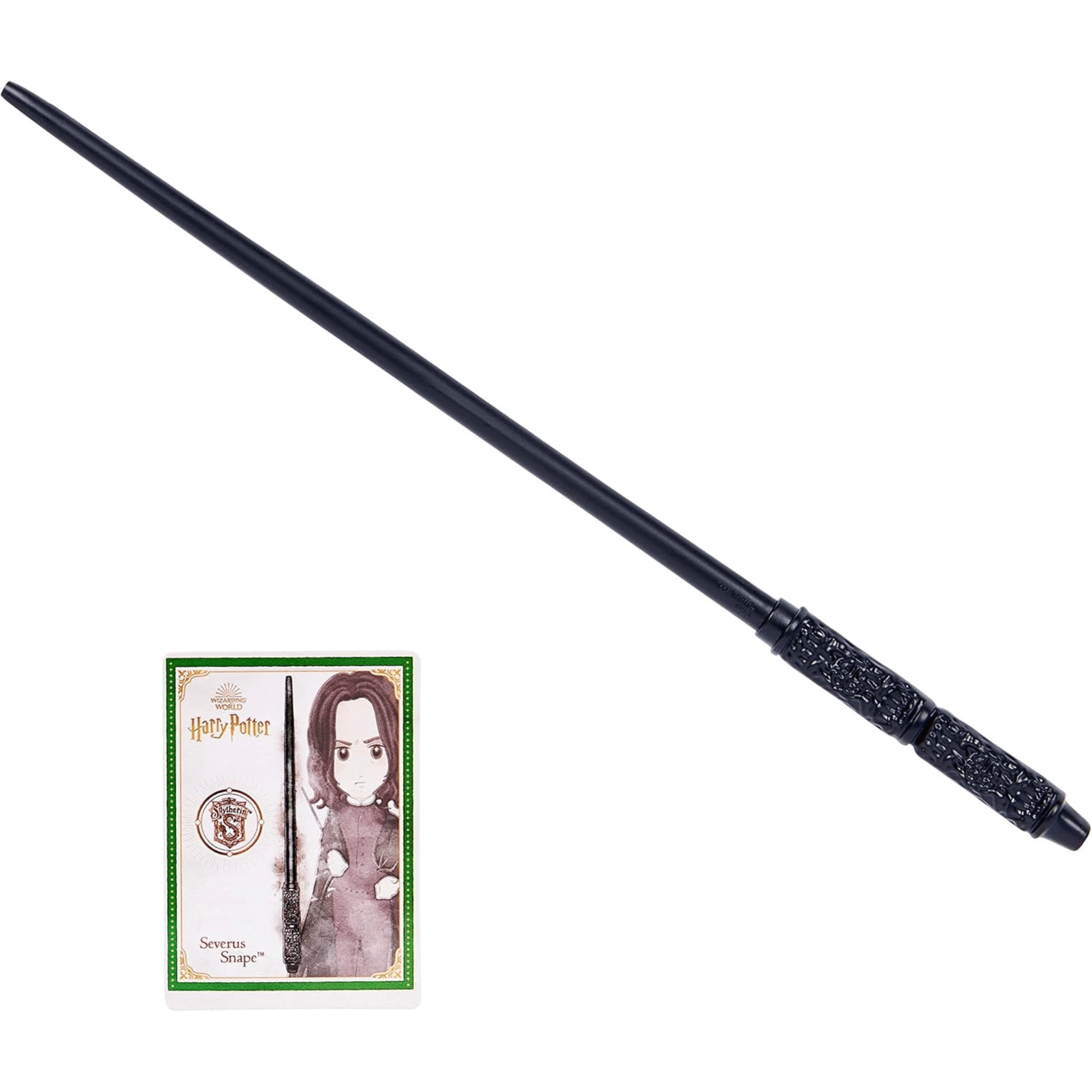 Harry Potter Varita Severus Snape Réplica 30 Cm Con Tarjeta Hechizo-1