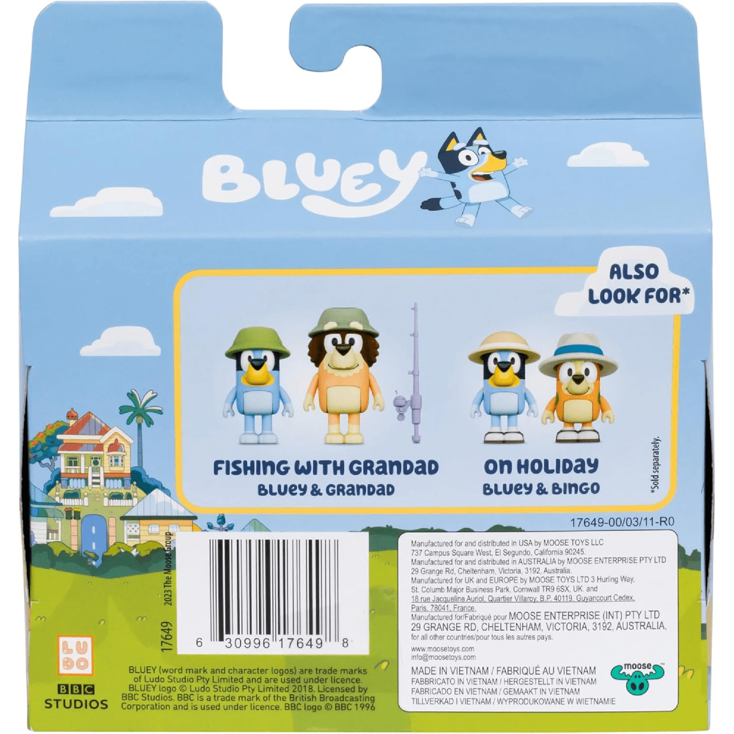 Bluey Pack 2 Figuras Disfraces De Animales-5