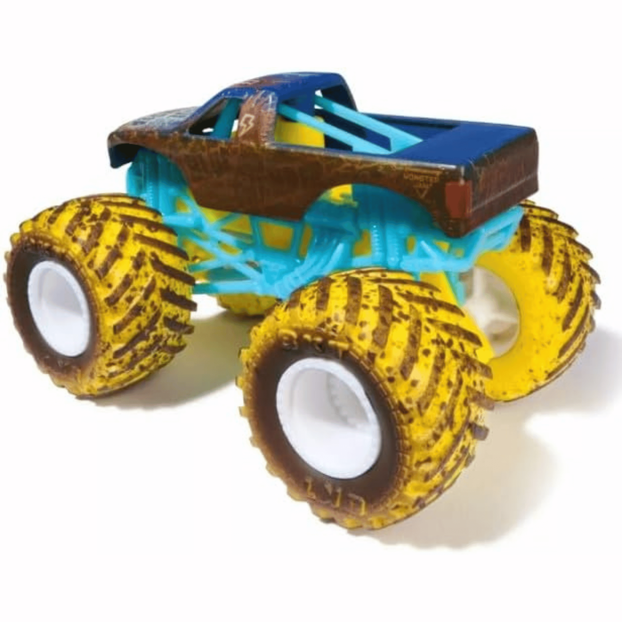 Monster Jam Mud Blasters Color Change Vehiculo Escala 164 Blue Thunder-1