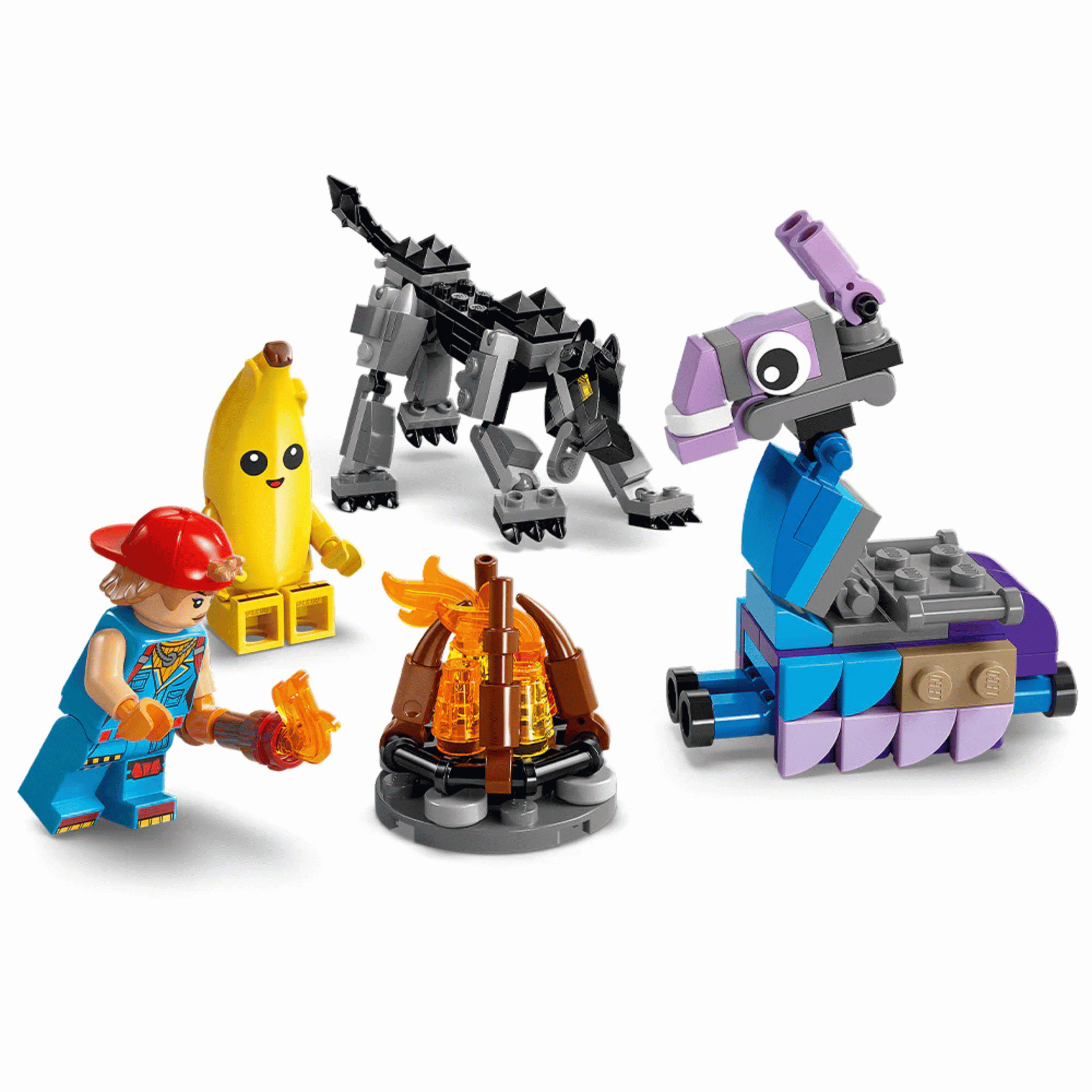 Lego Fortnite Campamento De Bananin Y Bujia -2