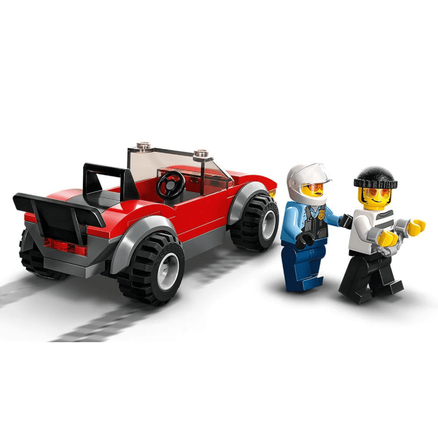 Lego City Moto De Policía Y Auto A La Fuga-3