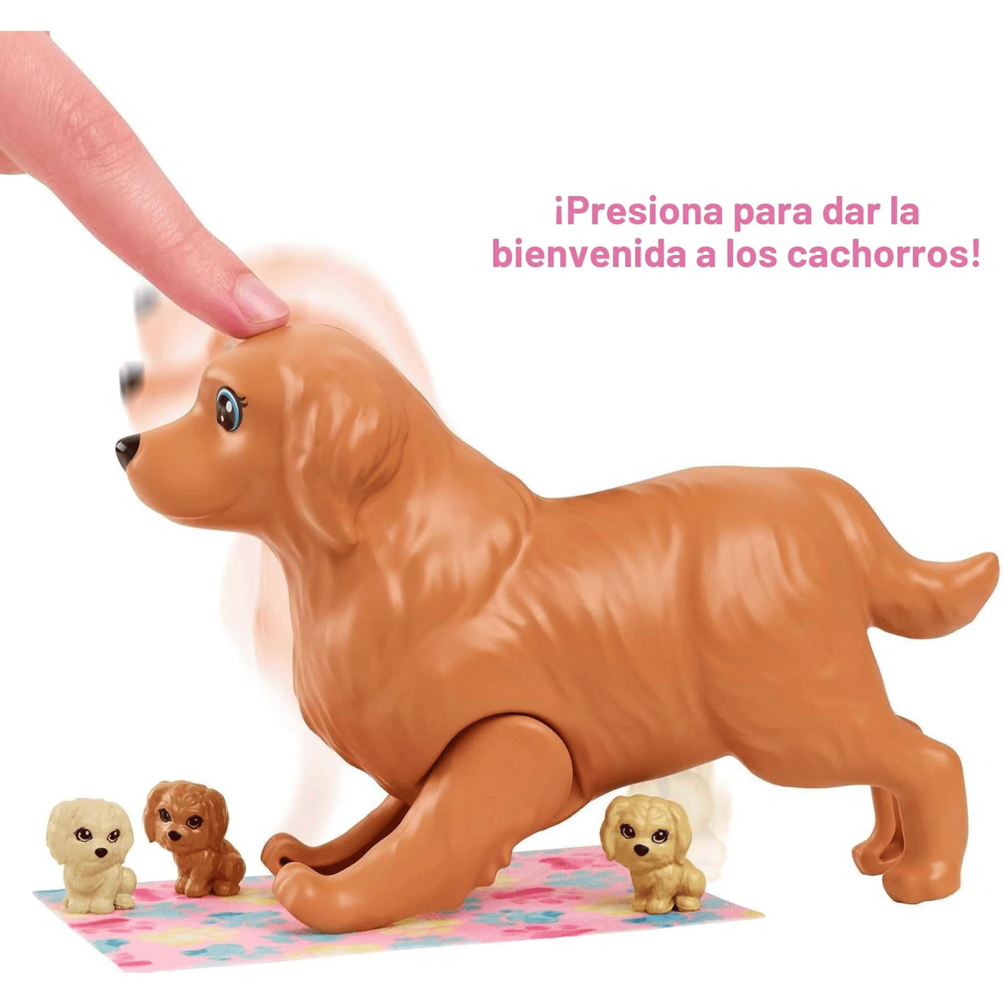 Muñeca Barbie Y Cachorros Recien Nacidos-3