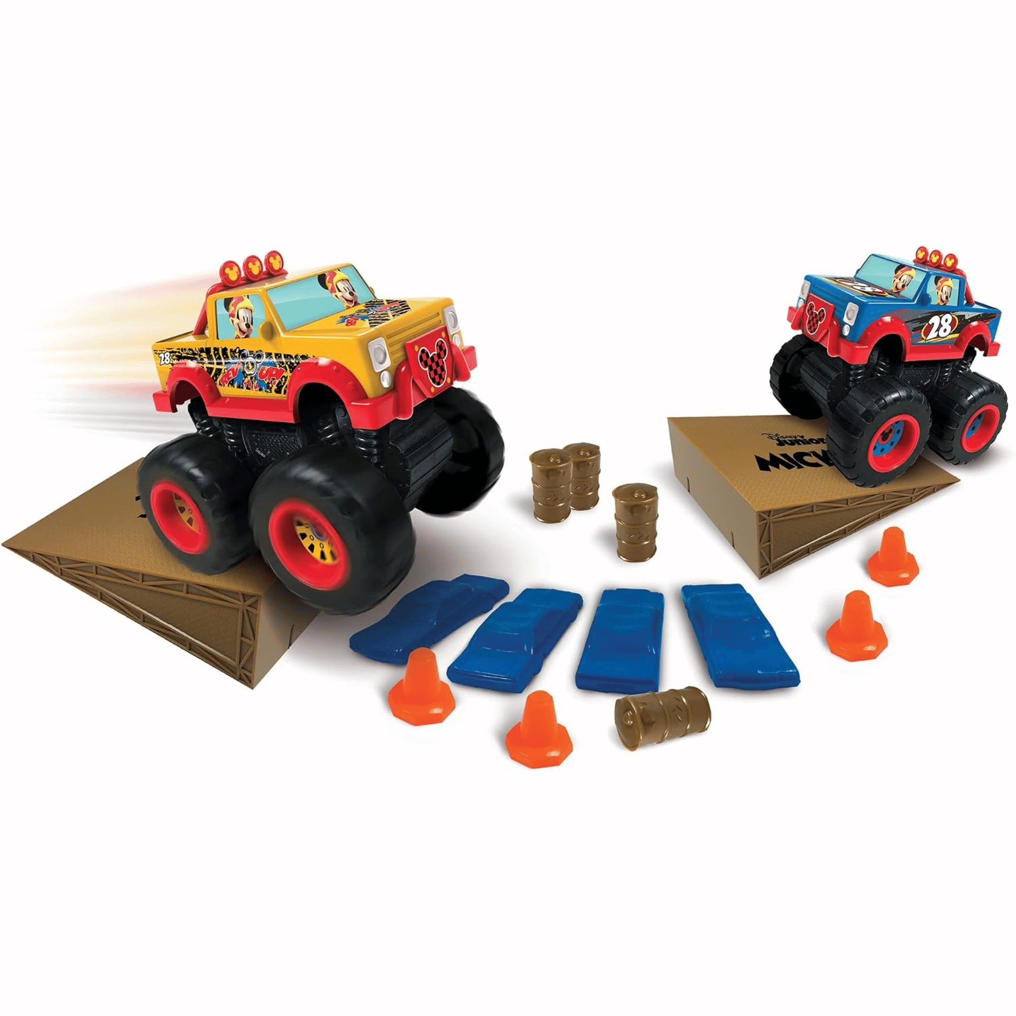 Disney Junior Set Camionetas De Carrera Mickey Mouse-1