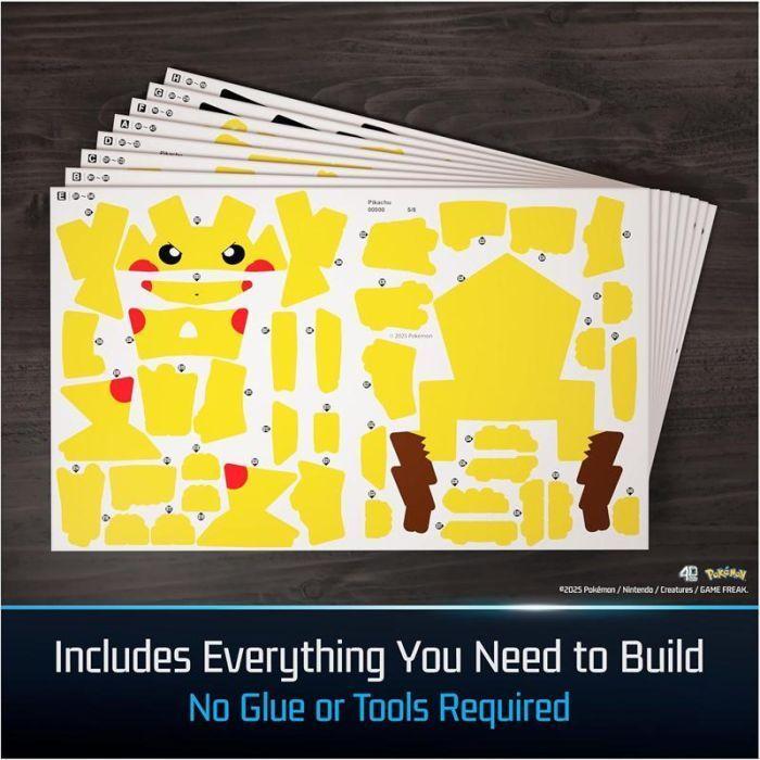 POKEMON PUZZLE 3D FIGURA PIKACHU  4D BUILD-3