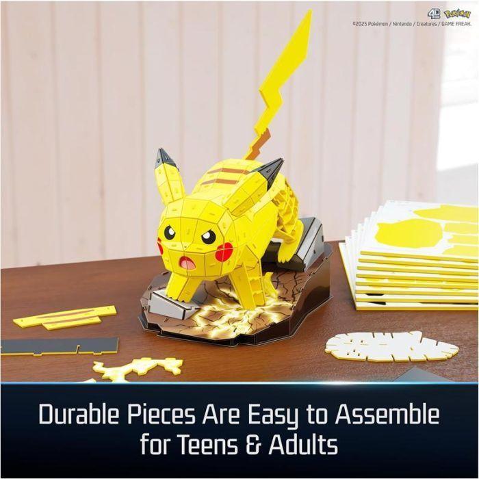 POKEMON PUZZLE 3D FIGURA PIKACHU  4D BUILD-4