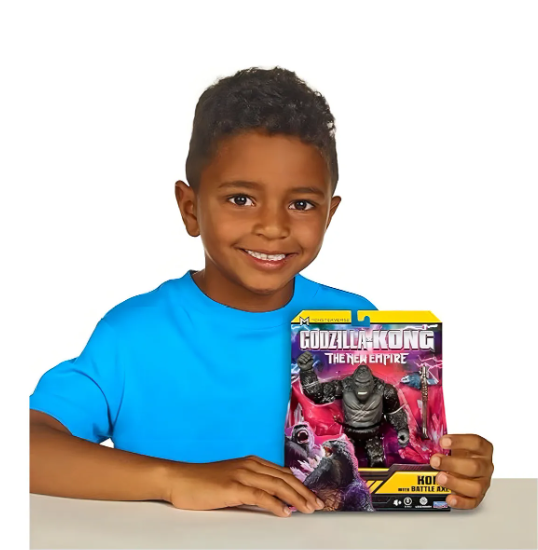 GODZILLA X KONG FIGURA KONG CON HACHA  DE BATALLA FIGURA 15 CMS. -4