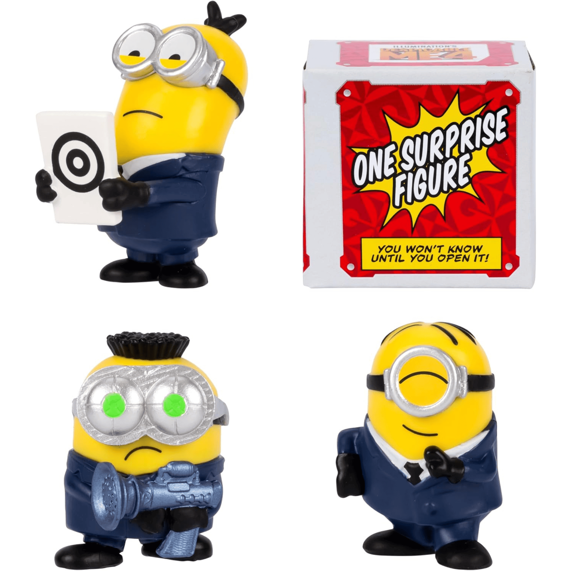 Pack 4 Figuras Minions AVL Squad Mi Villano Favorito-2
