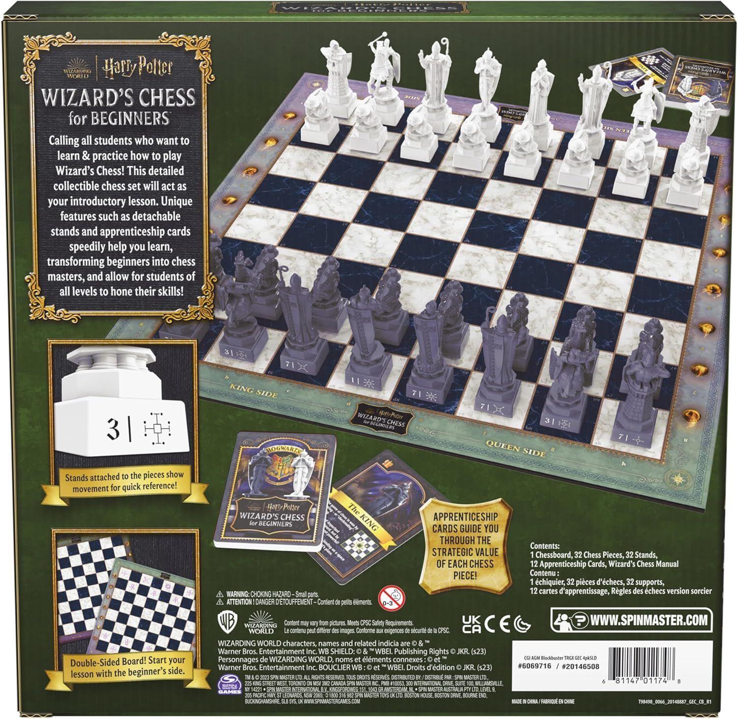 JUEGO DE AJEDREZ HARRY POTTER WIZARD'S CHESS FOR BEGINNERS-7