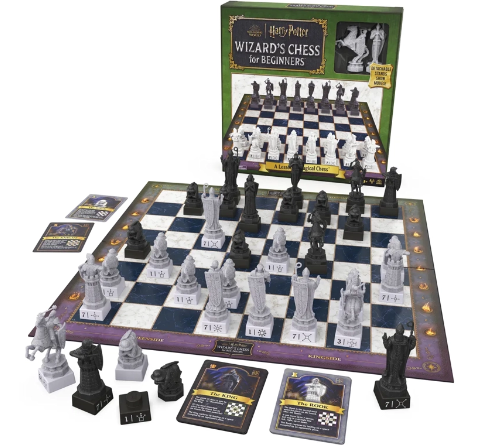 JUEGO DE AJEDREZ HARRY POTTER WIZARD'S CHESS FOR BEGINNERS-0