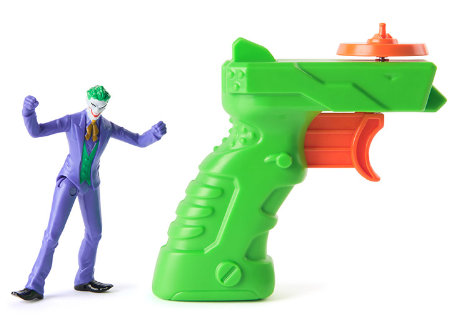BATMAN SPINNER LANZADOR DE FIGURA INCLUYE FIGURA JOKER-2