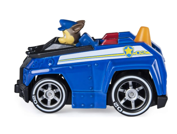 PAW PATROL VEHICULO METALICO CHASE TRUE METAL -2
