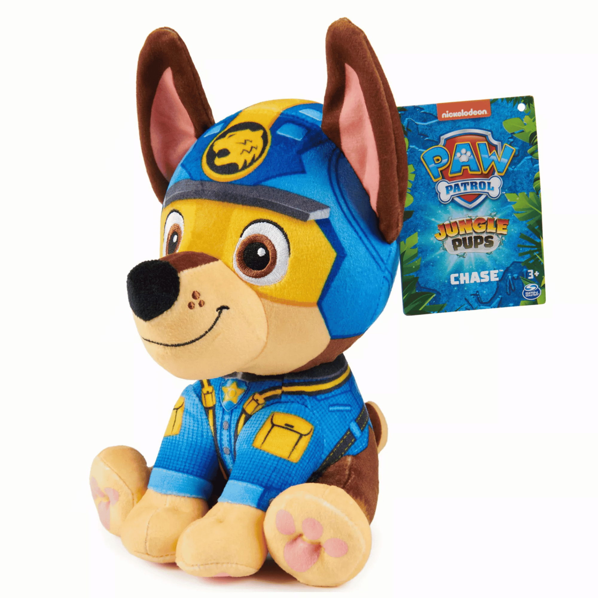 Paw Patrol Peluche 20 Cm Jungle Pups Chase-0