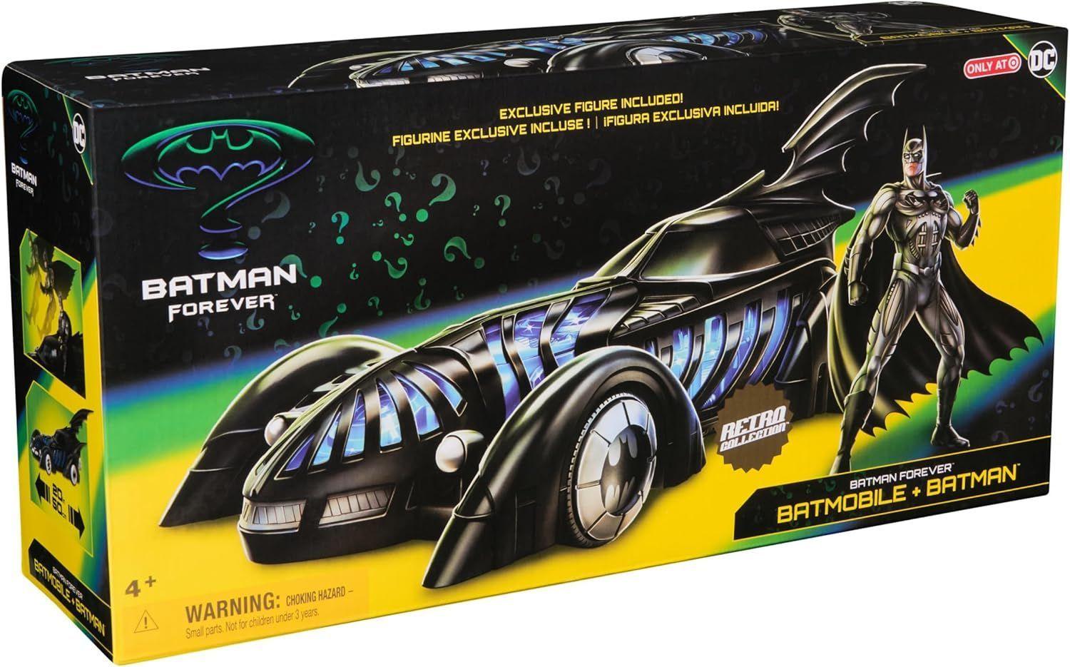 BATMAN  BATIMOVIL RETRO COLECCIÓN INCLUYE FIGURA DE BATMAN  DC COMICS -6