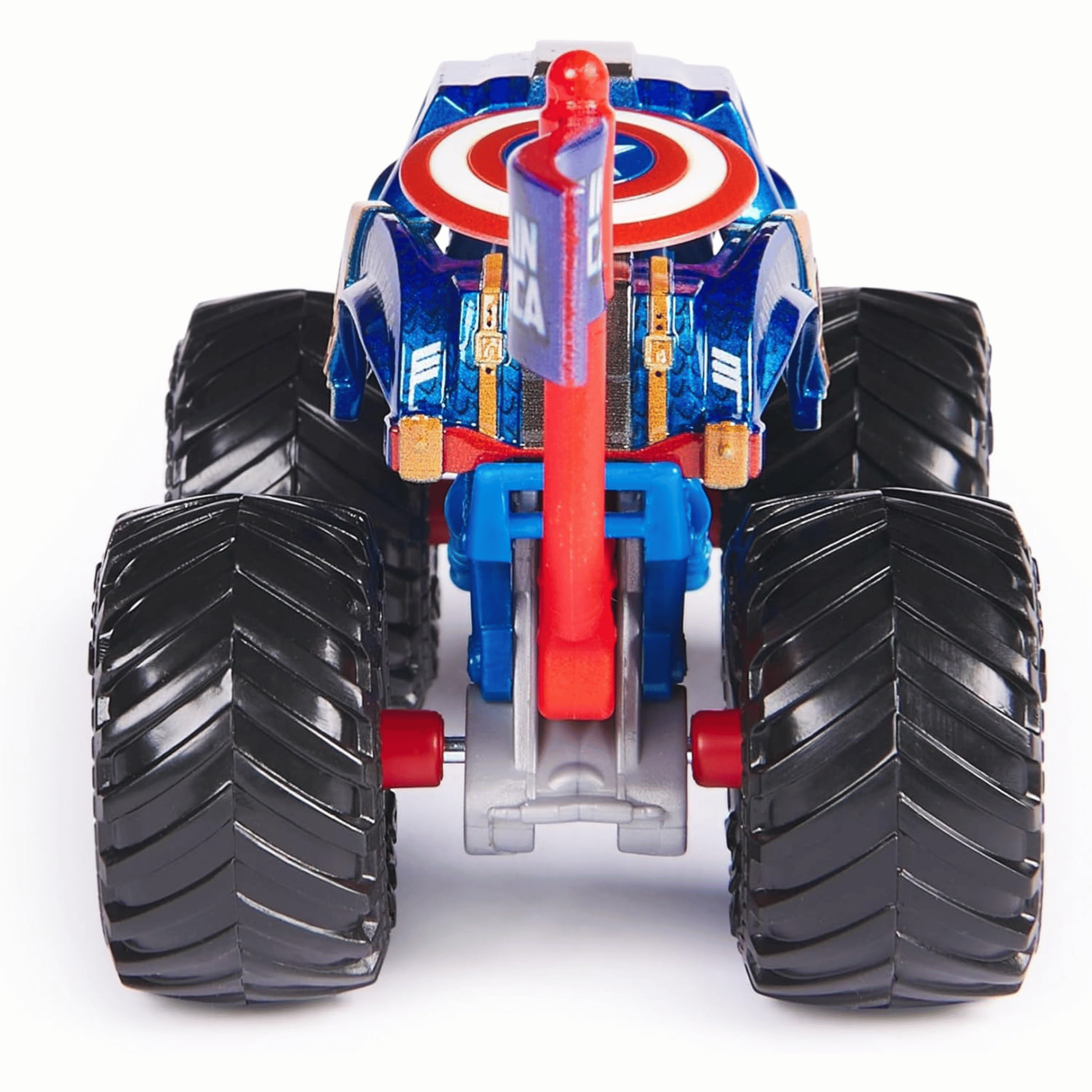 Monster Jam Marvel Vehiculo Escala 164 Capitan America-5