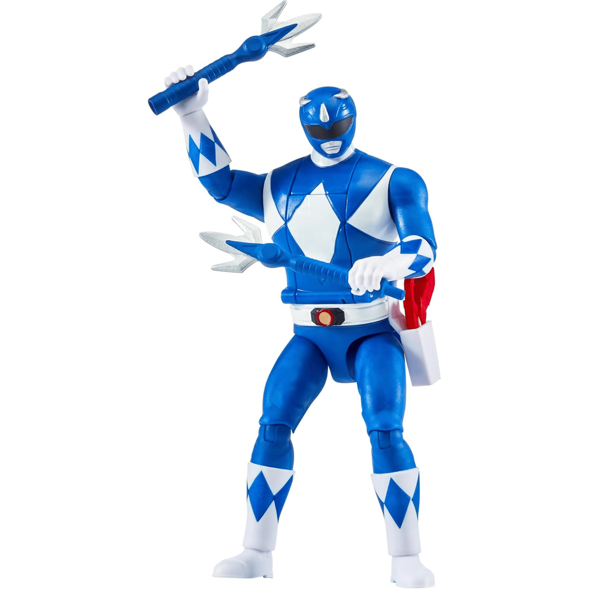 Power Rangers Figura Gira Cabeza Blue Ranger-2
