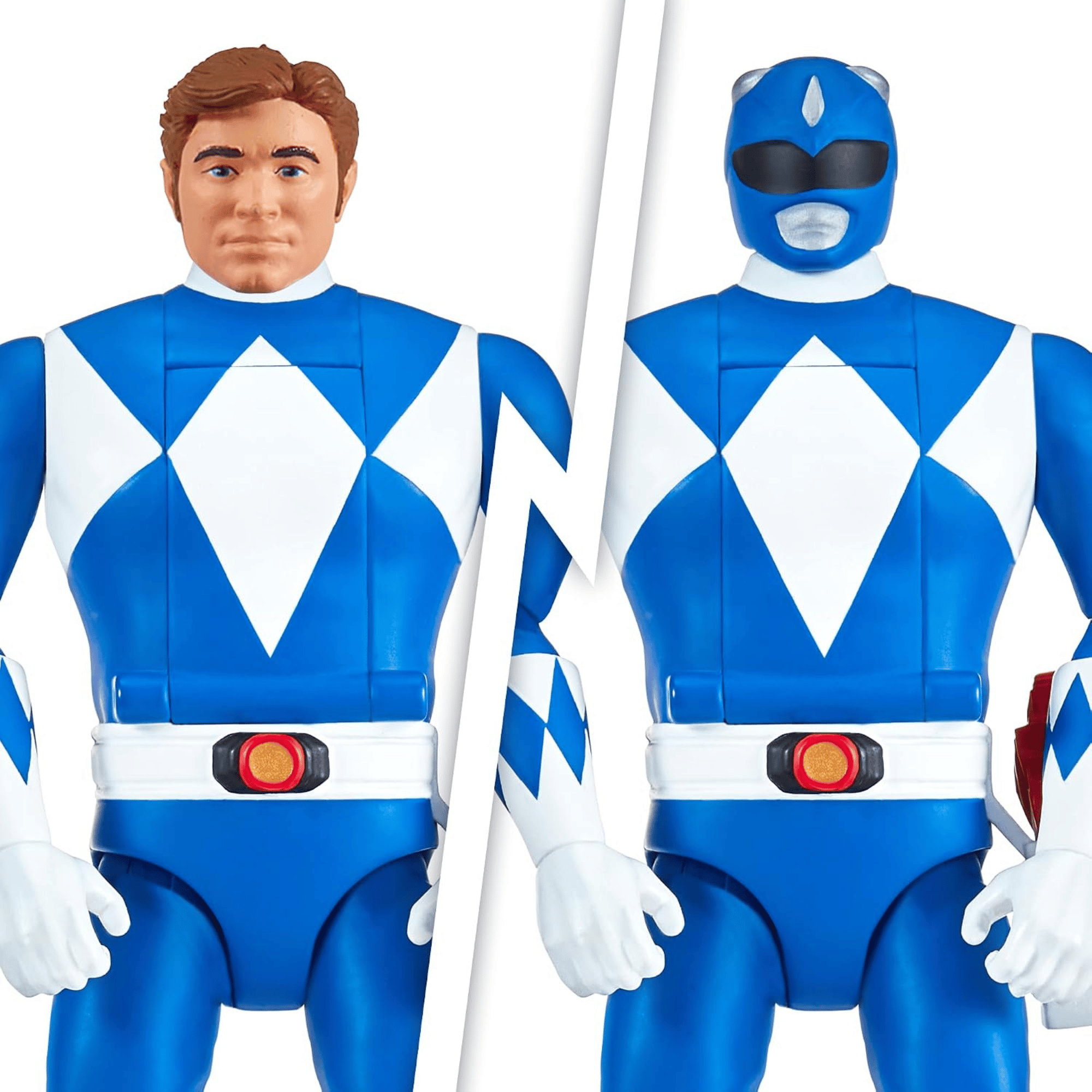 Power Rangers Figura Gira Cabeza Blue Ranger-4