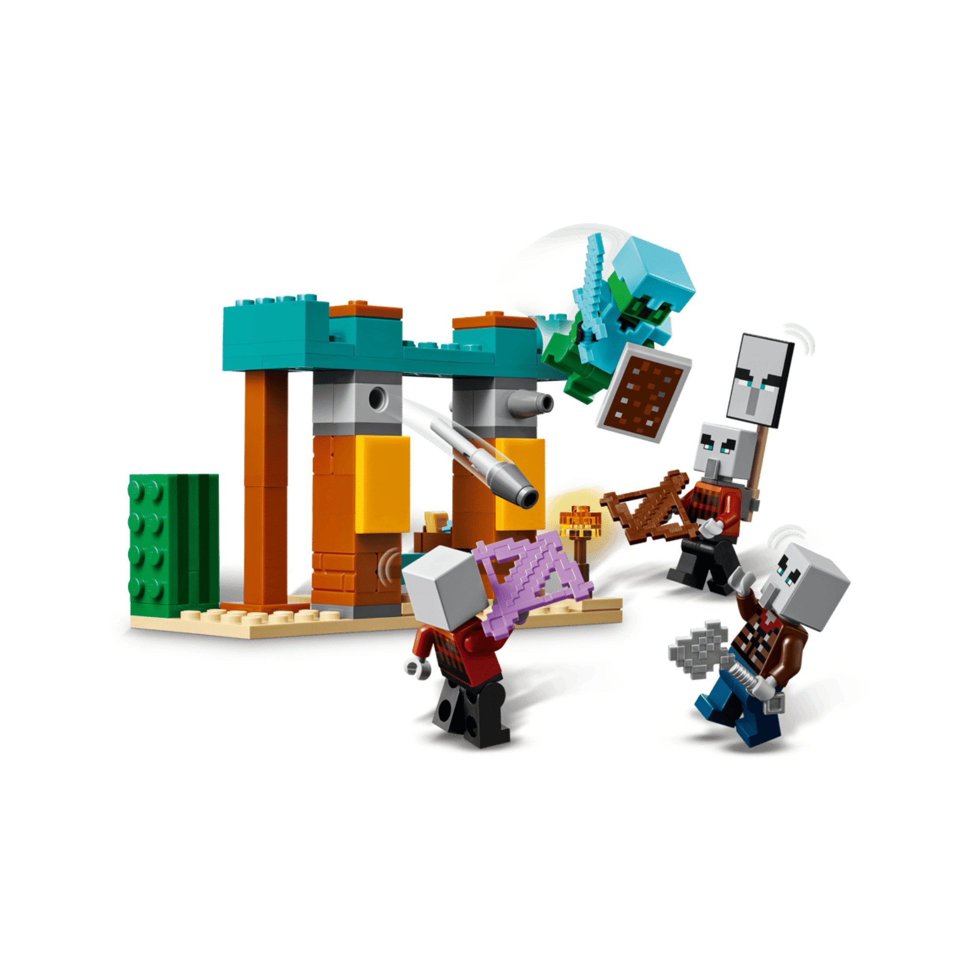 Lego Minecraft La Patrulla Del Desierto De Los Maldeanos-3