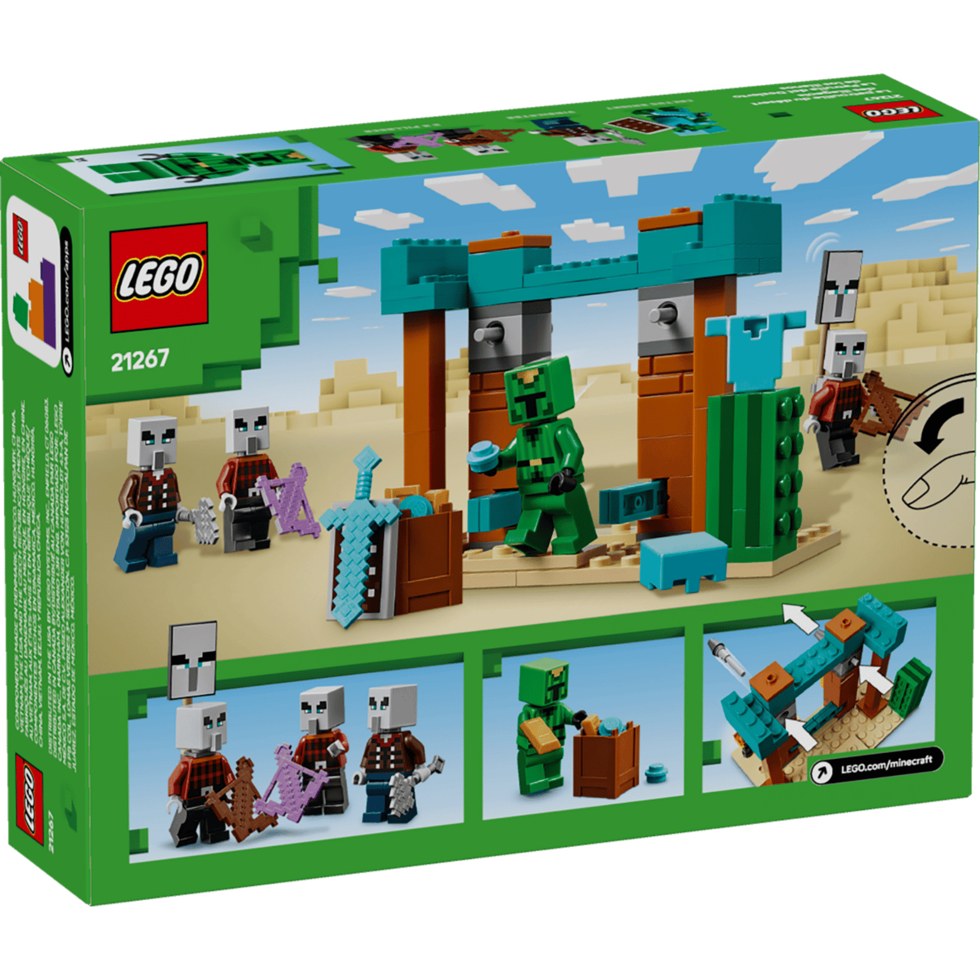 Lego Minecraft La Patrulla Del Desierto De Los Maldeanos-5