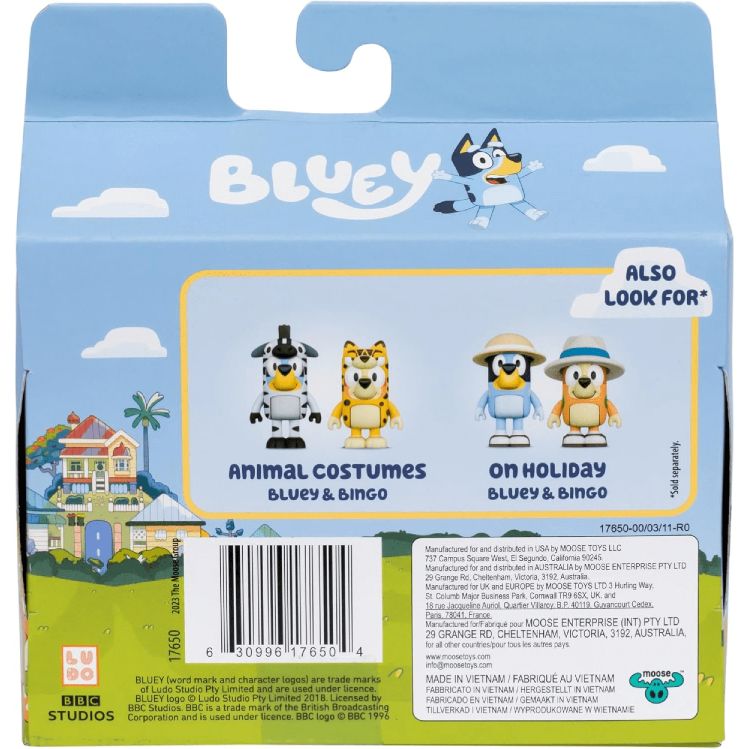 Bluey Pack 2 Figuras Pesca Con El Abuelo-4