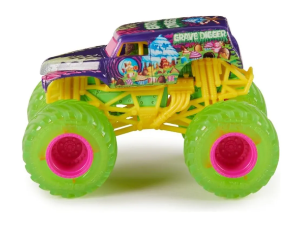 MONSTER JAM VEHICULO METALICO GRAVE DIGGER ESCALA 1:64 / SERIE 35-3