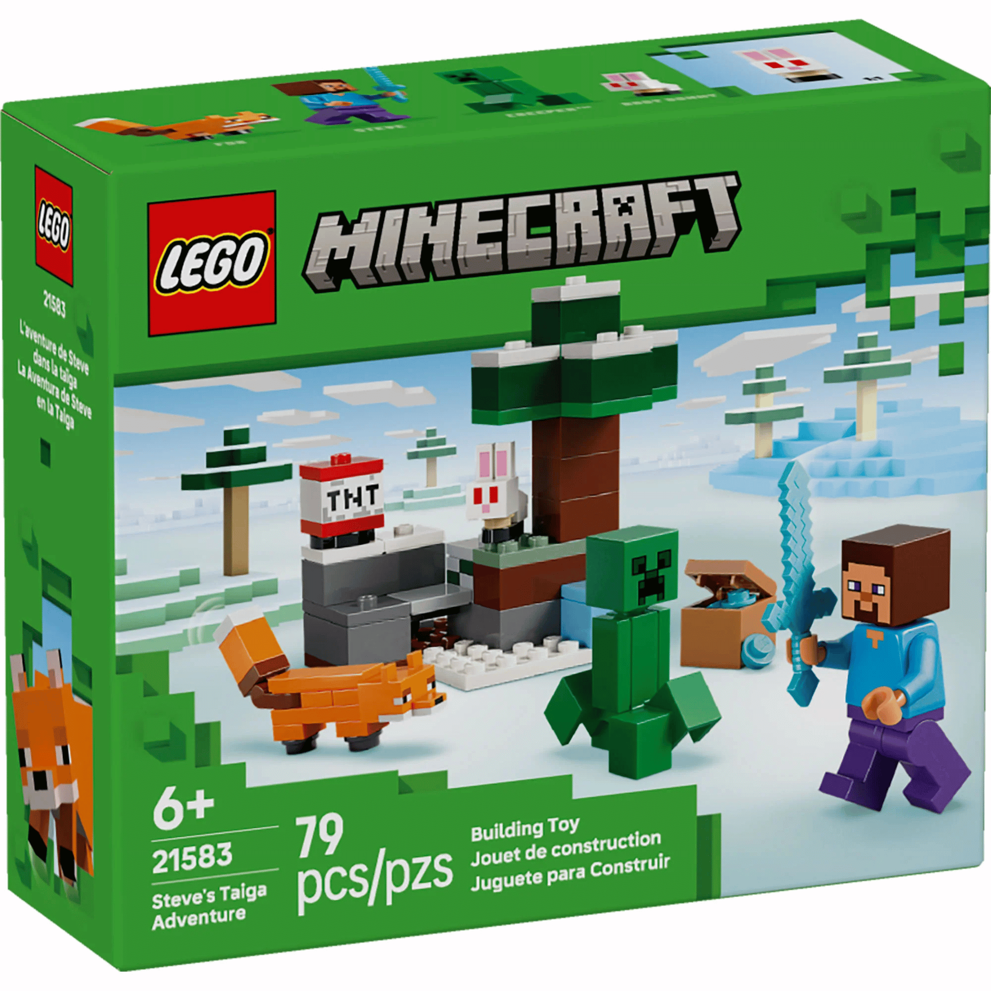 Lego Minecraft La Aventura De Steve En La Taiga-7