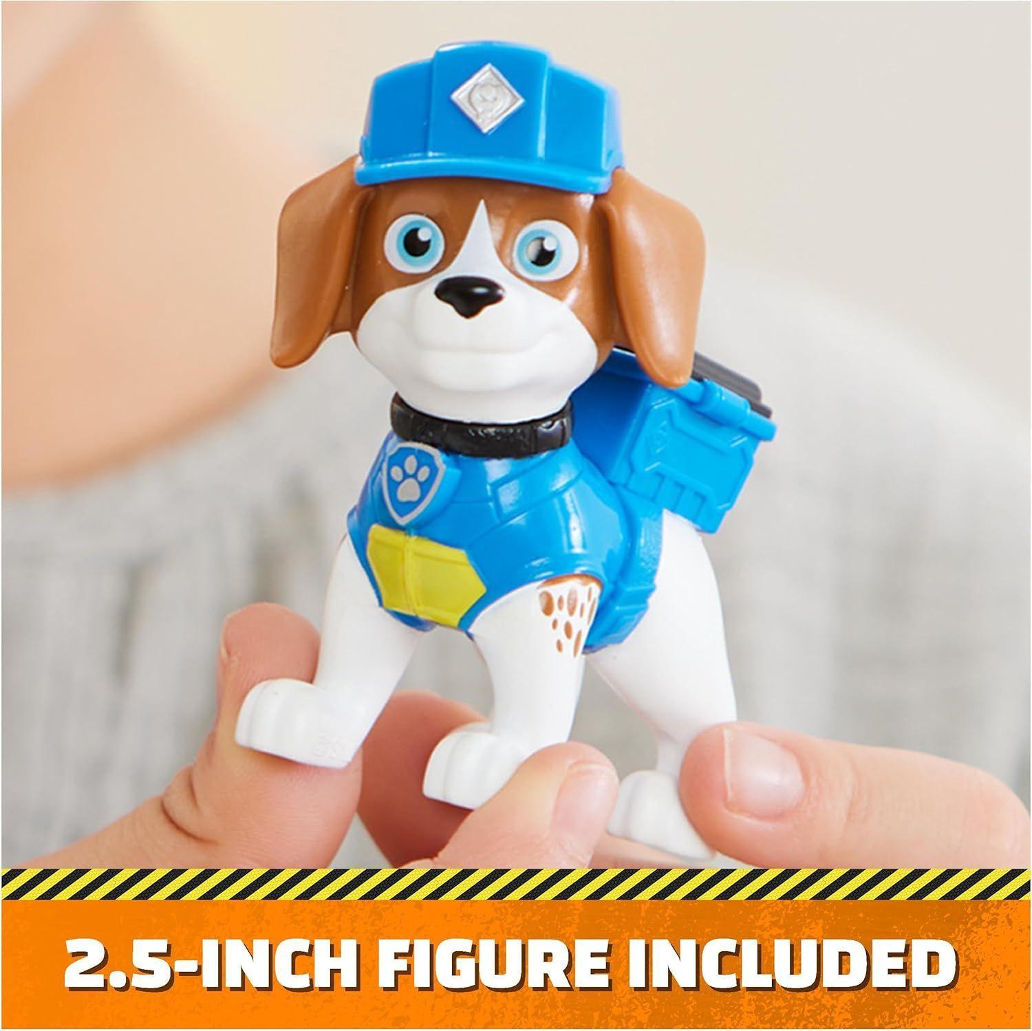 PAW PATROL RUBBLE&CREW CAMION TOLVA AZUL CON LUZ Y SONIDO.-3