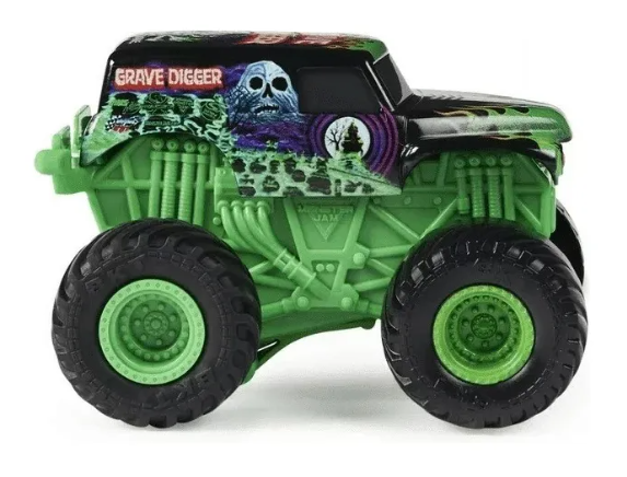 MONSTER JAM VEHICULO GRAVE DIGGER REV N'SPIN  ESCALA 1:43-4