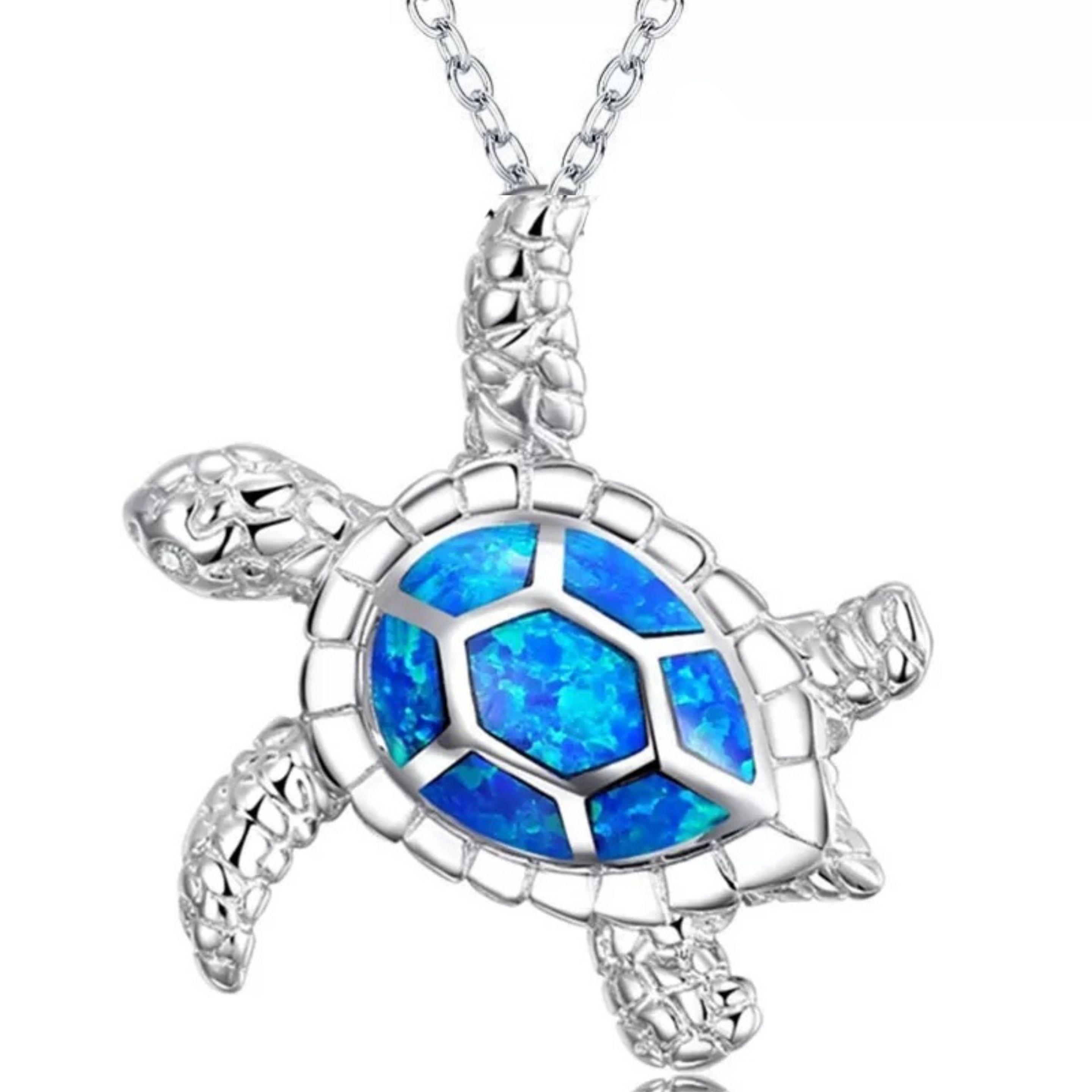 Collar Tortuga Opalo Plata 925-0