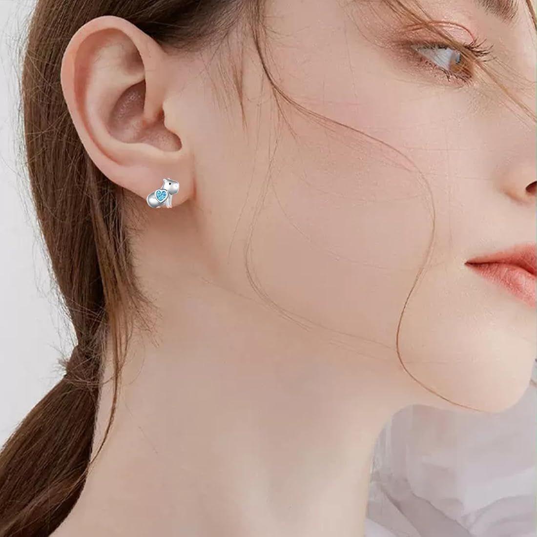 Aros plata 925 capibara mujer joya-3