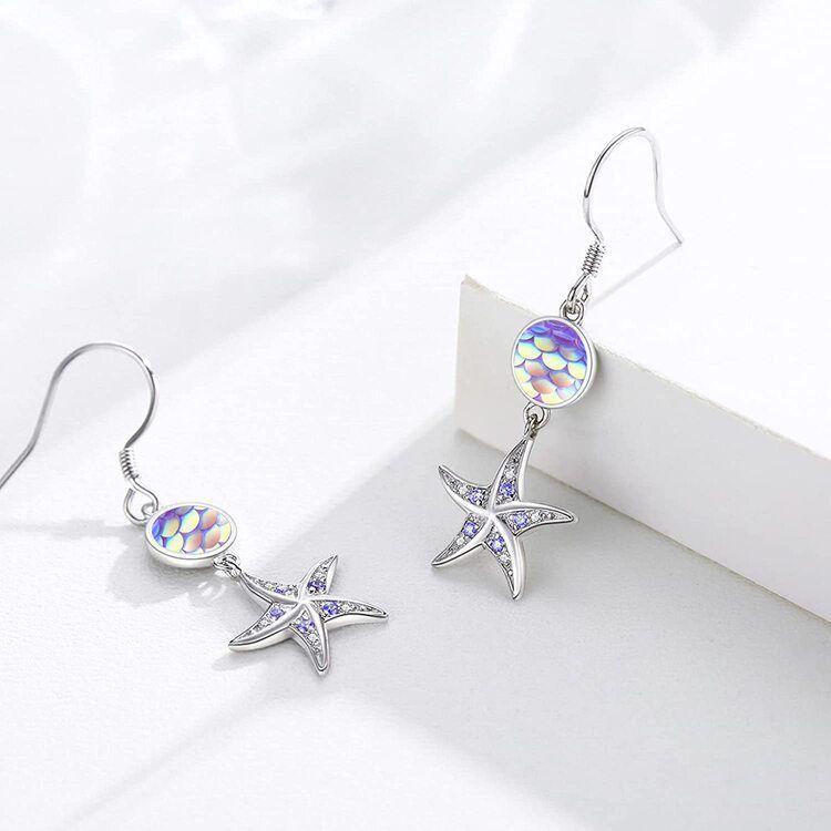 Aros Estrella De Mar Plata 925-1