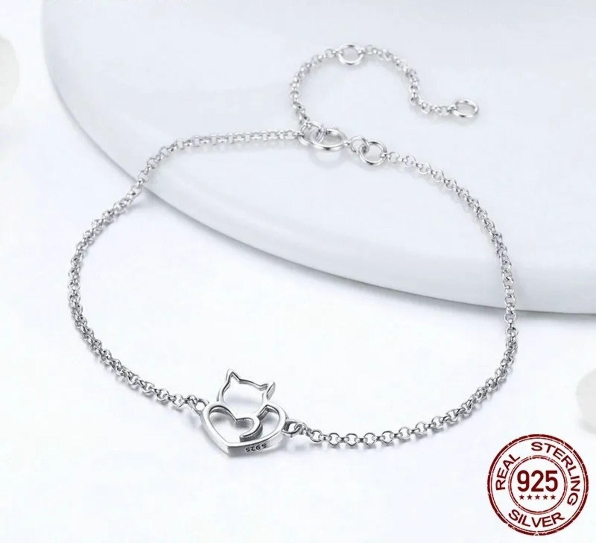 Pulsera Gato Plata S925-3