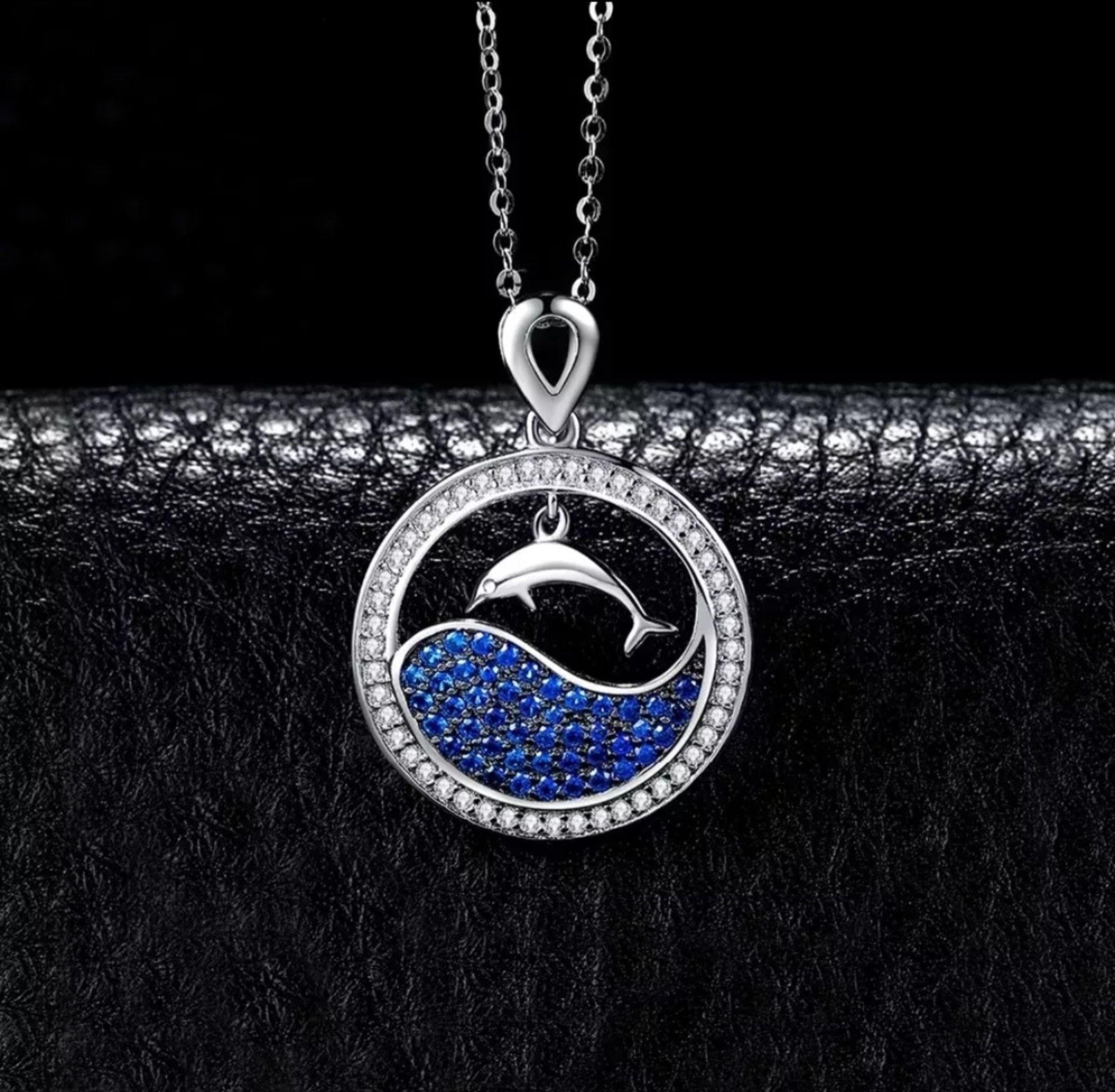 Collar Delfin Plata 925 -2