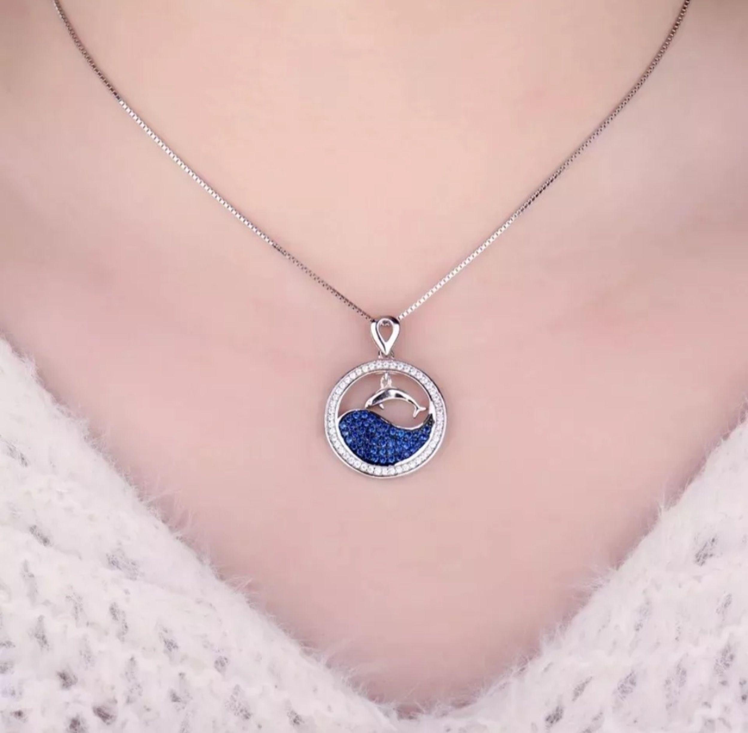 Collar Delfin Plata 925 -3