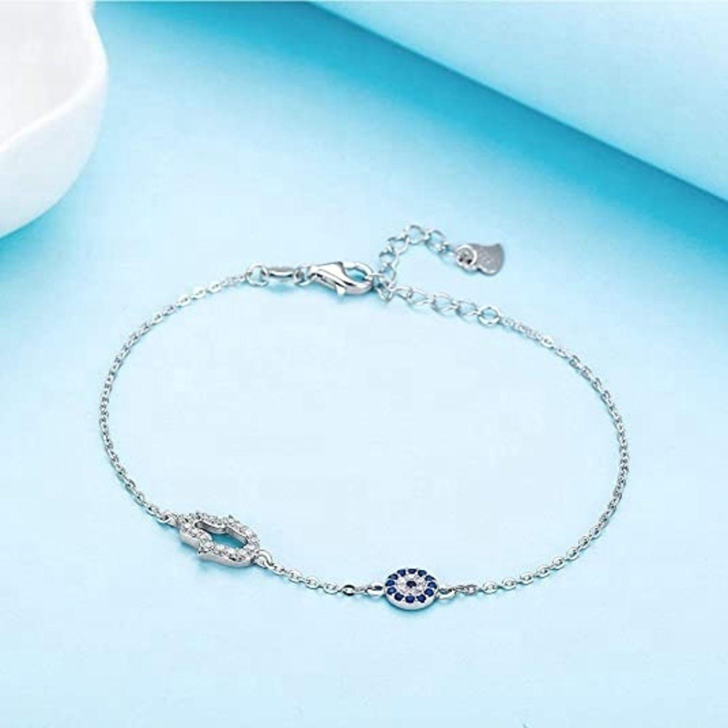Pulsera Ojo Turco Plata 925-2
