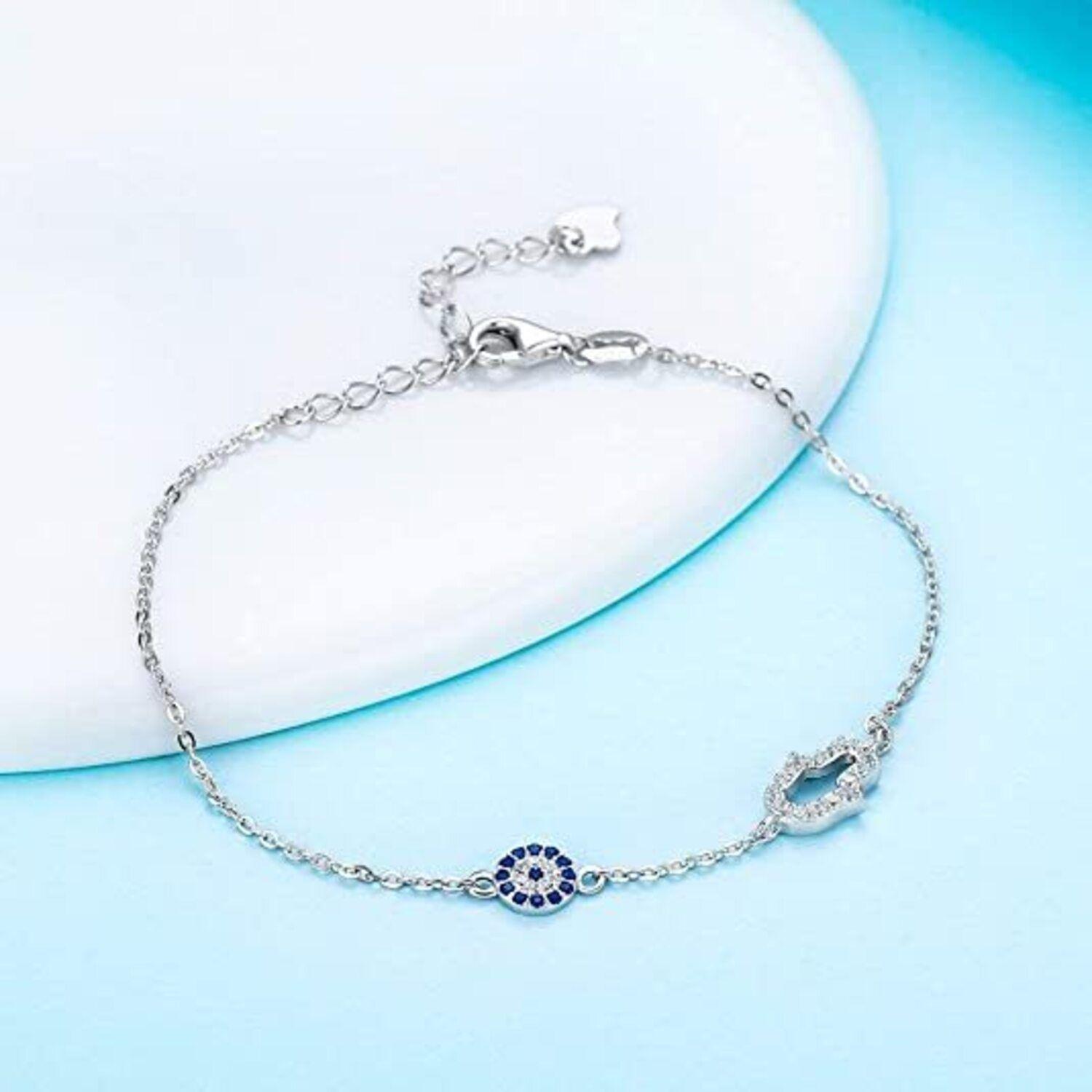 Pulsera Ojo Turco Plata 925-1